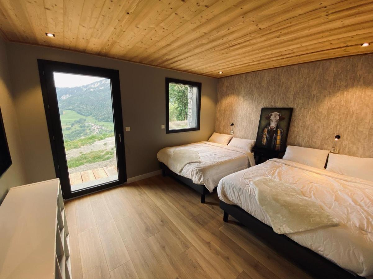Chalet Confidentiel Valmorel - Chalet De Haut De Gamme 4 Etoiles 12 Personnes Doucy Dış mekan fotoğraf