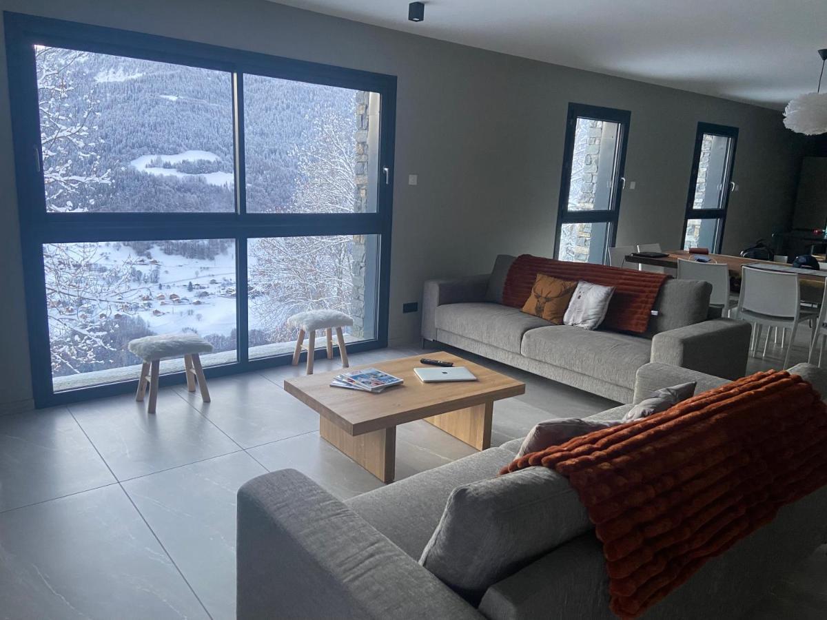 Chalet Confidentiel Valmorel - Chalet De Haut De Gamme 4 Etoiles 12 Personnes Doucy Dış mekan fotoğraf